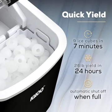 Igloo Premium Self-Cleaning Ice Maker for Home