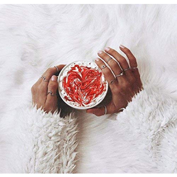 Pura Vida Silver Ocean Wave Ring - Dainty Sterling Silver Design