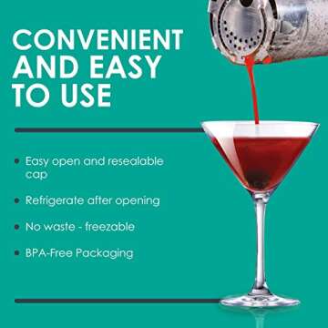 Funkin Blackberry Puree | 100% Real Fresh Fruit Juice for Cocktails, Drinks, Smoothies, Cooking 2.2 lbs with No Added Preservatives or Flavorings | Gluten Free