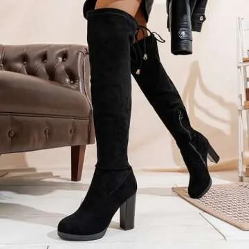 Vepose Thigh High Boots for Women - Stylish Comfort