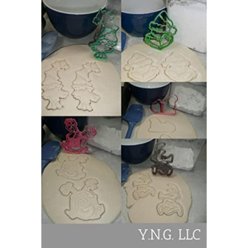 Grinch Movie Themed Set of 5 Cookie Cutters for Baking