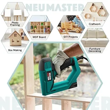 Versatile NEU MASTER NTC0060 Electric Brad Nailer and Staple Gun