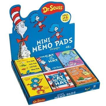 Dr Seuss Mini Memo Pad for Kids - 48 Pack
