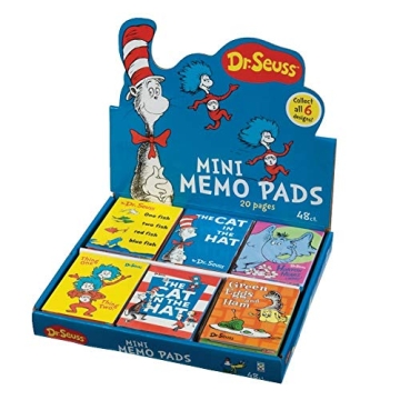 Dr Seuss Mini Memo Pad for Kids - 48 Pack