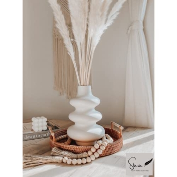 Handmade Rattan Coffee Table Tray for Boho Decor