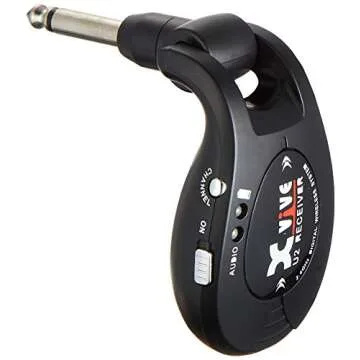 Xvive U2 Wireless Guitar System Rechargeable 2.4GHz Guitar Wireless Transmitter and Receiver for Electric Guitar Bass Violin Keyboard