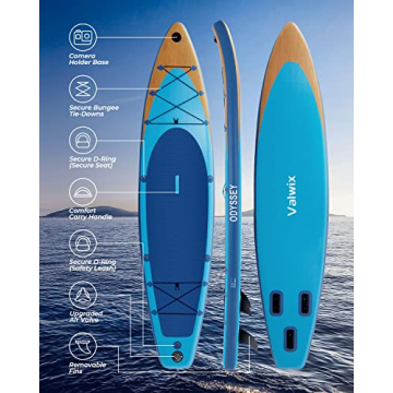 Valwix Paddle Board w/Electric Pump & Camera Mount
