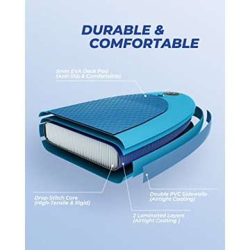 Valwix Paddle Board w/Electric Pump & Camera Mount