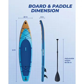 Valwix Paddle Board w/Electric Pump & Camera Mount