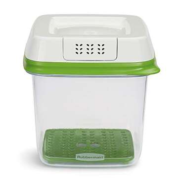 Rubbermaid Produce Food Storage, 6.3 Cup, Green
