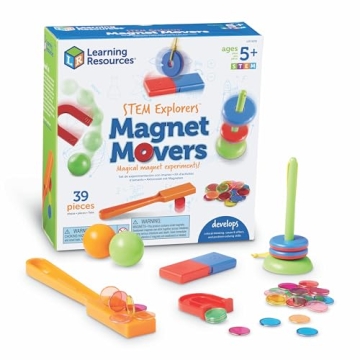 Learning Resources STEM Explorers -Ages 5+, Magnet Movers, Critical Thinking Skills, STEM Certified ...