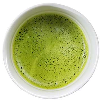 Matcha Tea Set Includes Matcha Bowl, Whisk and Stand for Traditional Japanese Tea Ceremony or Everyday Use by Princeton Wares. (Plum Blossum White)