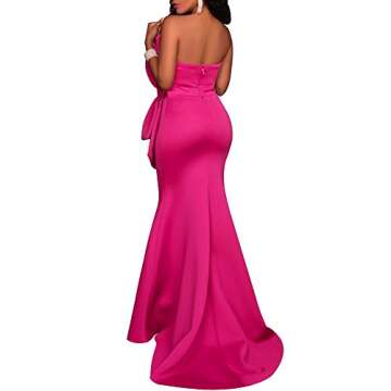 Elegant MAYFASEY Strapless Cocktail Maxi Dress for Women