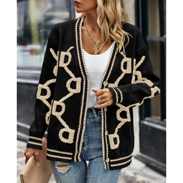 PrettyGarden Women's Knit Cardigan for Stylish Comfort