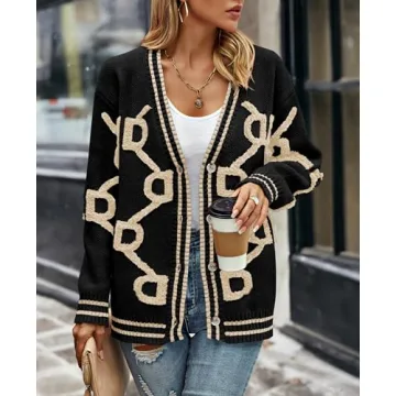 PrettyGarden Women's Knit Cardigan for Stylish Comfort