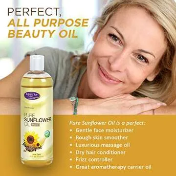 Life-flo Carrier Oil | 16oz (Pure Sunflower Oil)