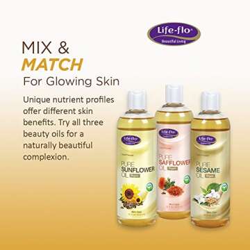 Life-flo Carrier Oil | 16oz (Pure Sunflower Oil)