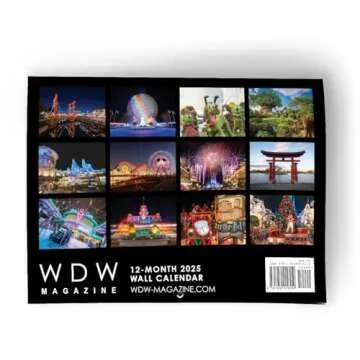 WDW Magazine 2025 Wall Calendar - With Bonus Trip Planning and Celebration Stickers for Disney World, Disneyland, Disney Cruise, Birthdays