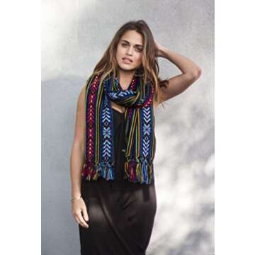 Del Mex Rebozo Shawl Blanket Doula - Versatile Elegance