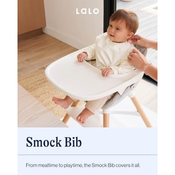 Lalo Smock Bib for Easy Mealtimes - Waterproof & Stylish