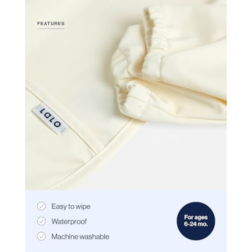 Lalo Smock Bib for Easy Mealtimes - Waterproof & Stylish