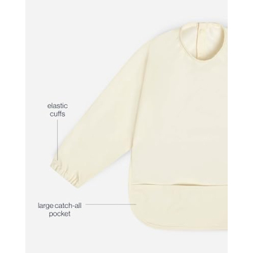 Lalo Smock Bib for Easy Mealtimes - Waterproof & Stylish