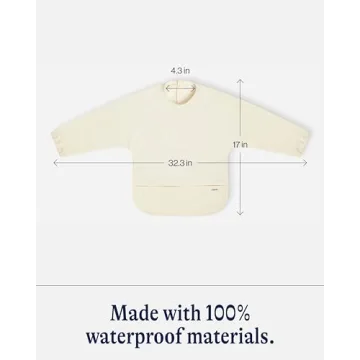 Lalo Smock Bib for Easy Mealtimes - Waterproof & Stylish