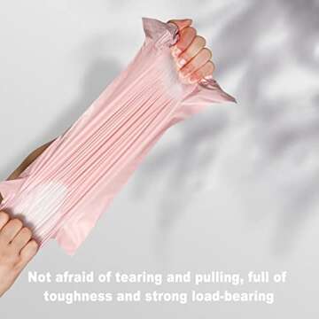 Hipruict Sanitary Napkin Disposal Bags, 200 Pcs Pink Feminine Hygiene Disposal Bags, Self-sealing Seals, Women Sanitary Disposal Bags, Privacy Protection, Disposal Sanitary Napkins, Tampons