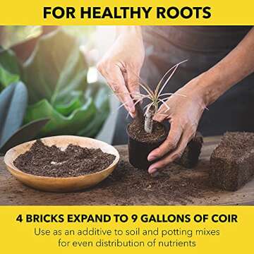 Harris Coco Coir Pith: Expandable Coconut Coir Soil for Thriving Plants