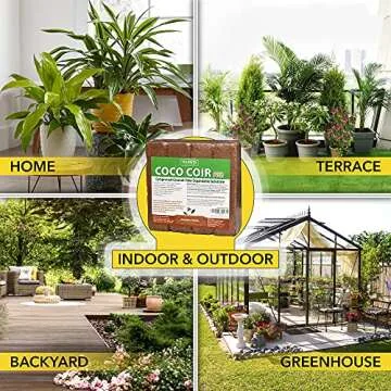 Harris Coco Coir Pith, 4 Bricks for Healthy Root Growth