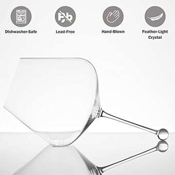 Zalto Denk'Art Gravitas Omega Wine Glass/Tasting Glass Hand-Blown Crystal