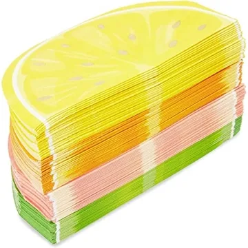 Colorful Citrus Napkins for All Occasions - 100 Pack