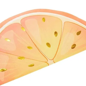 Colorful Citrus Napkins for All Occasions - 100 Pack