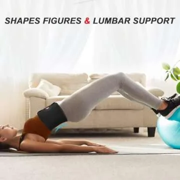 Viyafit Waist Trimmer Belt, Premium Waist Trainer for Women & Men Weight Loss Red