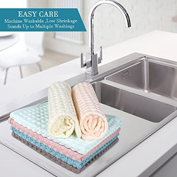 Vibrant 100% Cotton Kitchen Towels Set, Super Absorbent