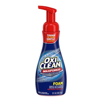 OxiClean MaxForce Foaming Stain Remover 9 oz Effective Cleaner