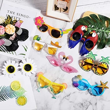 Funny Tropical Sunglasses for Beach and Party Fun