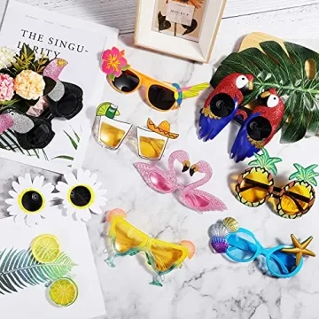 Funny Tropical Sunglasses for Beach and Party Fun