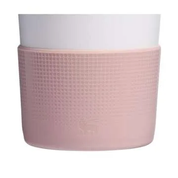 STANLEY Quencher Boot and Straw Cover Cap | Anti-Slip Silicone Protector for 20 & 30 oz Tumbler with Handle | Accessory Set for Stainless Steel Drinking Cup | BPA-Free | Pink Dusk