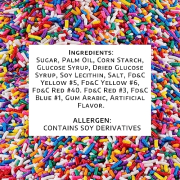 Rainbow Sprinkles Bulk | Gluten-Free Fun for All Desserts