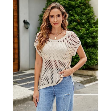 BMJL Women's Crochet Beach Cover Up for Summer Fun