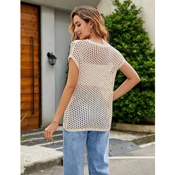 BMJL Women's Crochet Beach Cover Up for Summer Fun