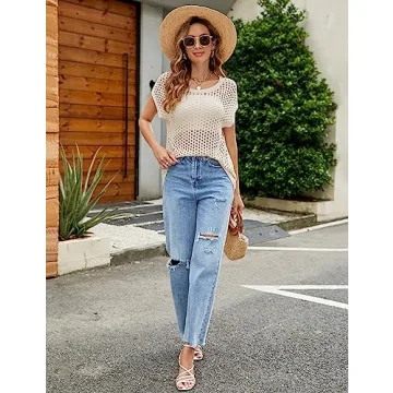 BMJL Women's Crochet Beach Cover Up for Summer Fun