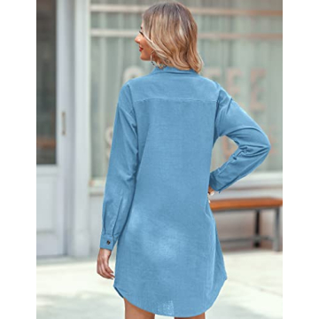 Zeagoo Women's Shirt Dress for Style and Comfort