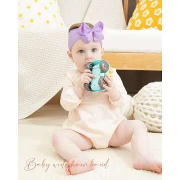 dobois 20pcs Baby Headbands & Bows Set for Girls