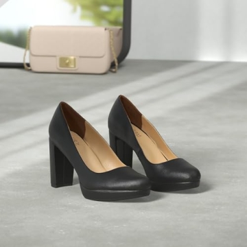 Naturalizer Women’s Berlin High Heel Platform Pump - Black