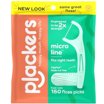 Plackers Dental Floss Picks, Convenient & Effective Oral Care