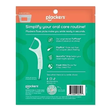 Plackers Dental Floss Picks, Convenient & Effective Oral Care
