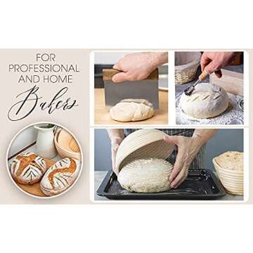 Banneton Proofing Basket Set for Artisan Sourdough Baking