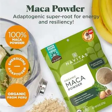 Navitas Organics Maca Powder - Natural Energy & Hormone Balance